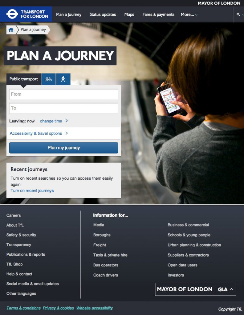 metroinfo journey planner